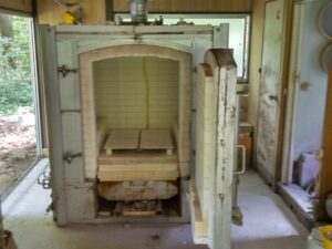 中古ガス窯　0.4㎥　台車式